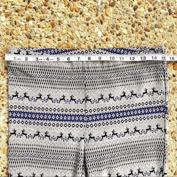 Free People Reindeer Knit Leggings Size S - Picture 5 of 7